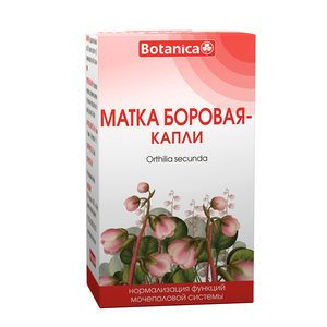 Краплі для нормалізації функцій сечостатевої системи Борова матка 50 мл Ботаніка
